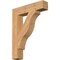 Ekena Millwork Funston Block Smooth Bracket, Western Red Cedar, 5 1/2"W x 28"D x 36"H BKT06X28X36FST05SWR - alternate 1